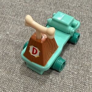 Vintage Burger King Kids Club Flintstones Car – Dino Bone Log Racer Toy